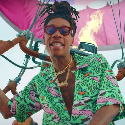 Wiz Khalifa wearing the THIERRY LASRY “DARKSIDY”