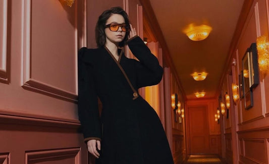 Emma Myers Stuns in Thierry Lasry “KLASSY” Shield Sunglasses