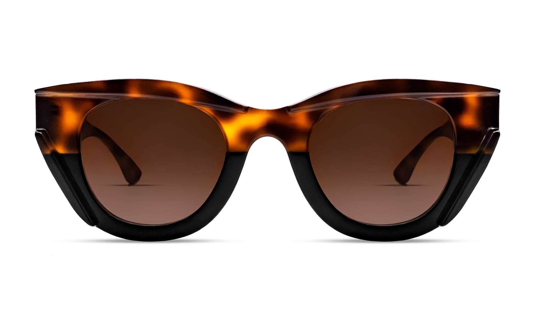 Thierry Lasry Intimacy Tortoise Shell and Black Cat Eye Sunglasses Thierry Lasry CLIMAXXXY Luxury Cat-Eye Sunglasses – THIERRY  main image 2