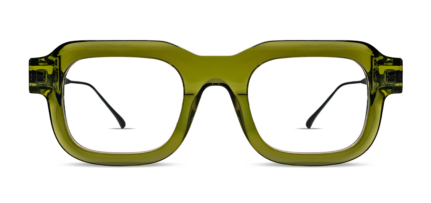 Thierry Lasry VIRTUALLY Rectangular Eyeglasses Frontal View