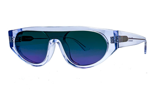 THIERRY LASRY for ALAMO RECORDS 00P Clear Shield Sunglasses