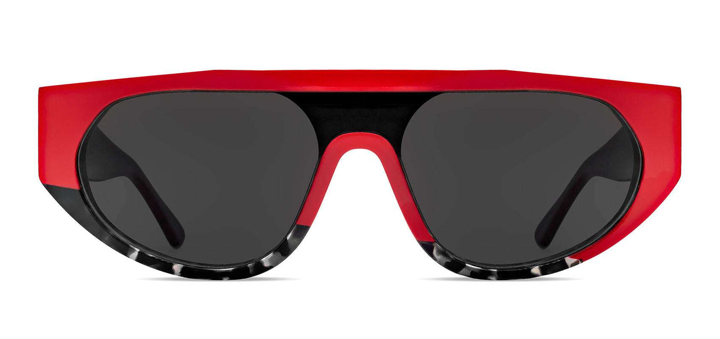 KANIBALY 425 Red/Tortoiseshell Shield Sunglasses