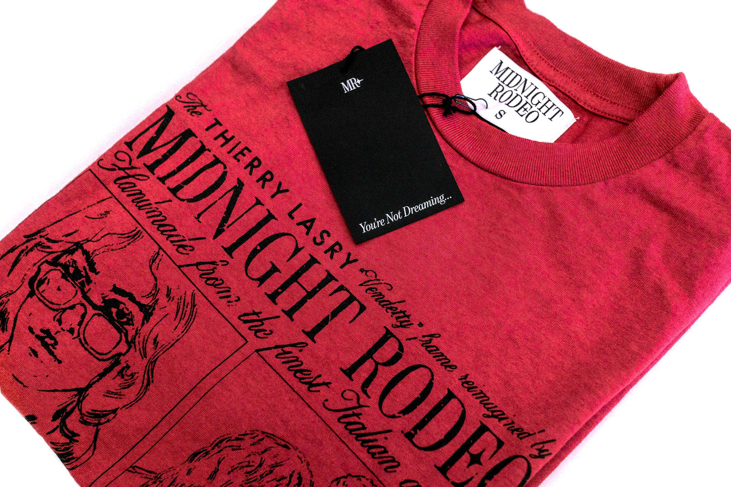 Product Image of THIERRY LASRY x MIDNIGHT RODEO T-SHIRT - RED-SMALL