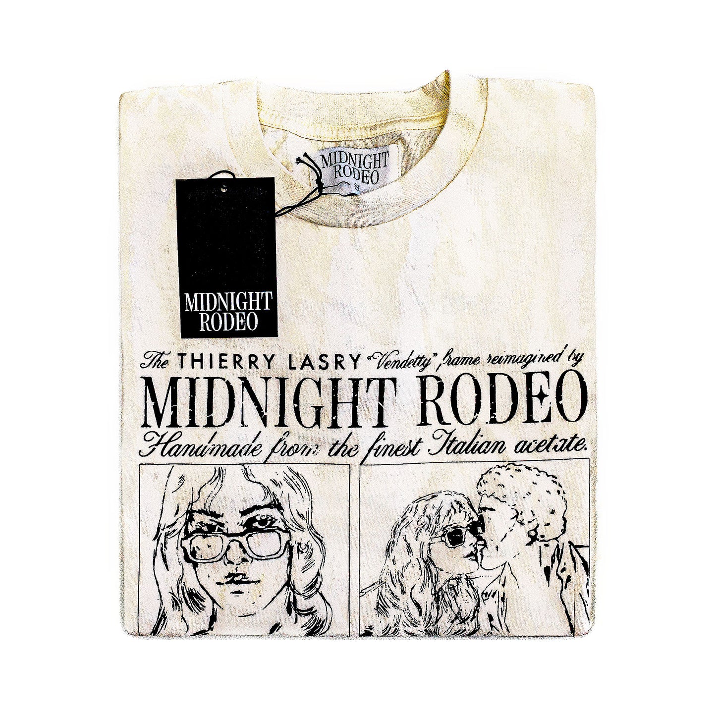 Product Image of THIERRY LASRY x MIDNIGHT RODEO T-SHIRT - VINTAGE WHITE-SMALL