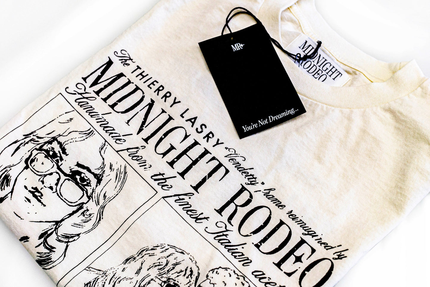 Product Image of THIERRY LASRY x MIDNIGHT RODEO T-SHIRT - VINTAGE WHITE-SMALL