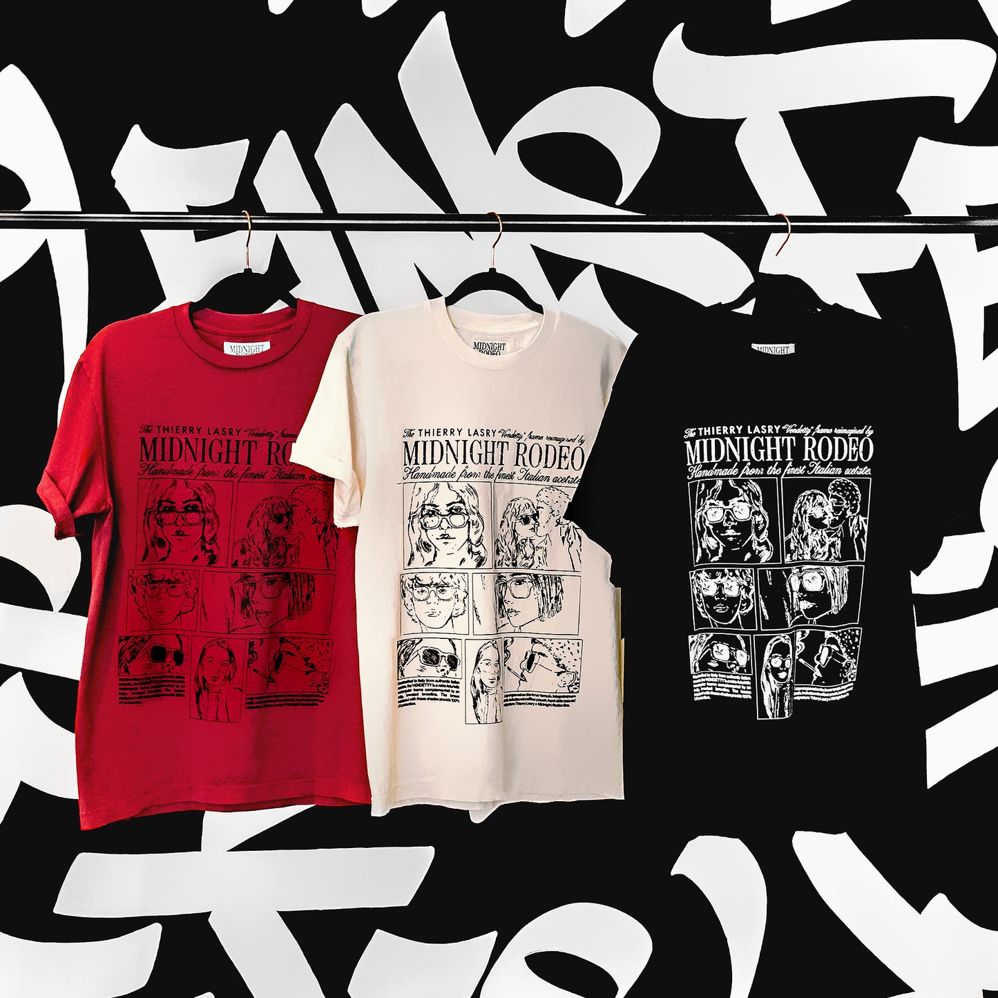 Product Image of THIERRY LASRY x MIDNIGHT RODEO T-SHIRT - VINTAGE WHITE-SMALL