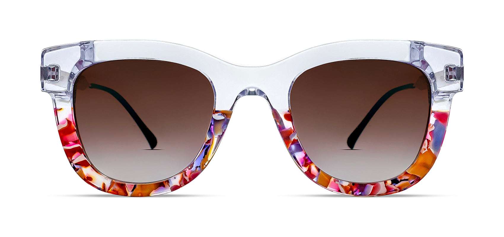 SEXXXY 764 Floral Pattern Soft Cat Eye Sunglasses for Women