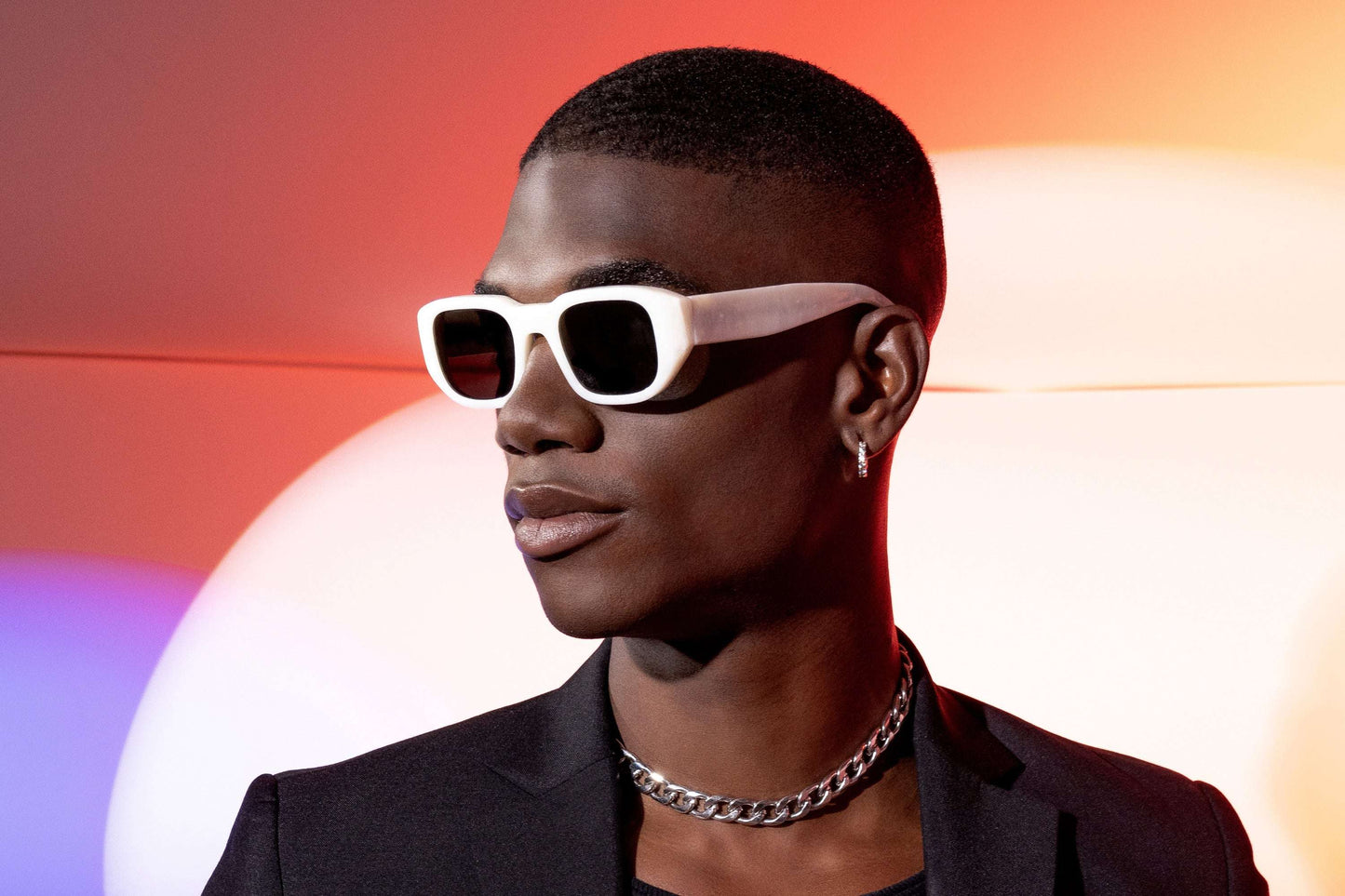 VICTIMY 131 PINK - Tortoiseshell Rectangle Tinted Sunglasses