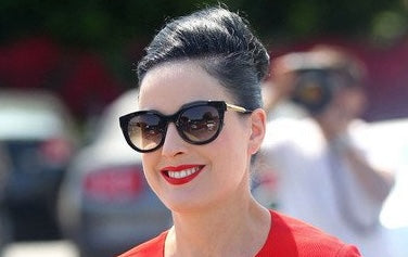 Dita Von Teese Spotted Wearing the Thierry Lasry LIVELY Sunglasses