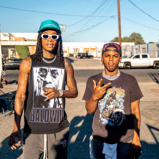 Wiz Khalifa wearing the THIERRY LASRY “MASTERMINDY”