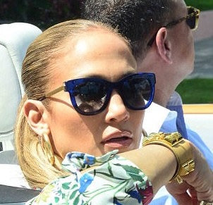 Jennifer Lopez Seen Wearing Thierry Lasry SEXXXY Sunglasses