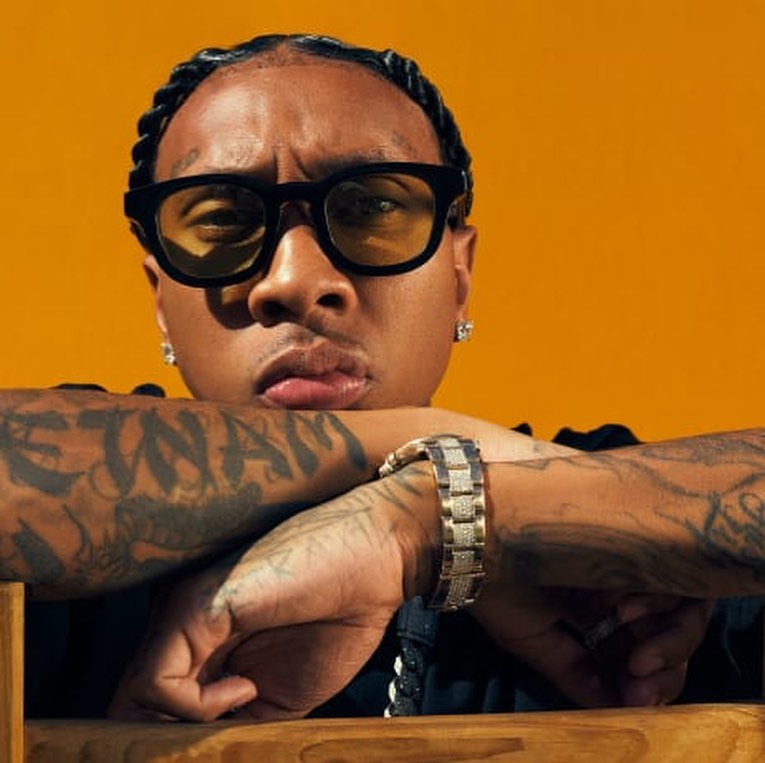 TYGA wearing the THIERRY LASRY "MONOPOLY" sunglasses