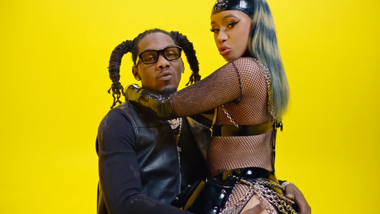 Offset wearing the ENFANTS RICHES DÉPRIMÉS x THIERRY LASRY "THE ISOLAR 2" in "Clout" music video