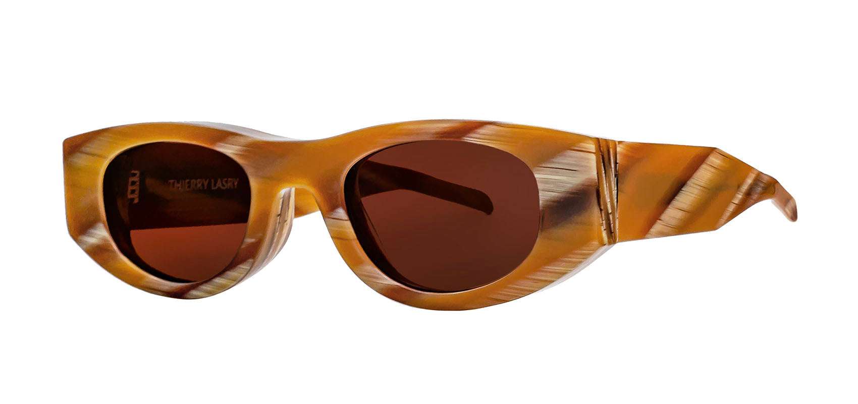 Thierry Lasry MASTERMINDY Oval Rectangle Sunglasses