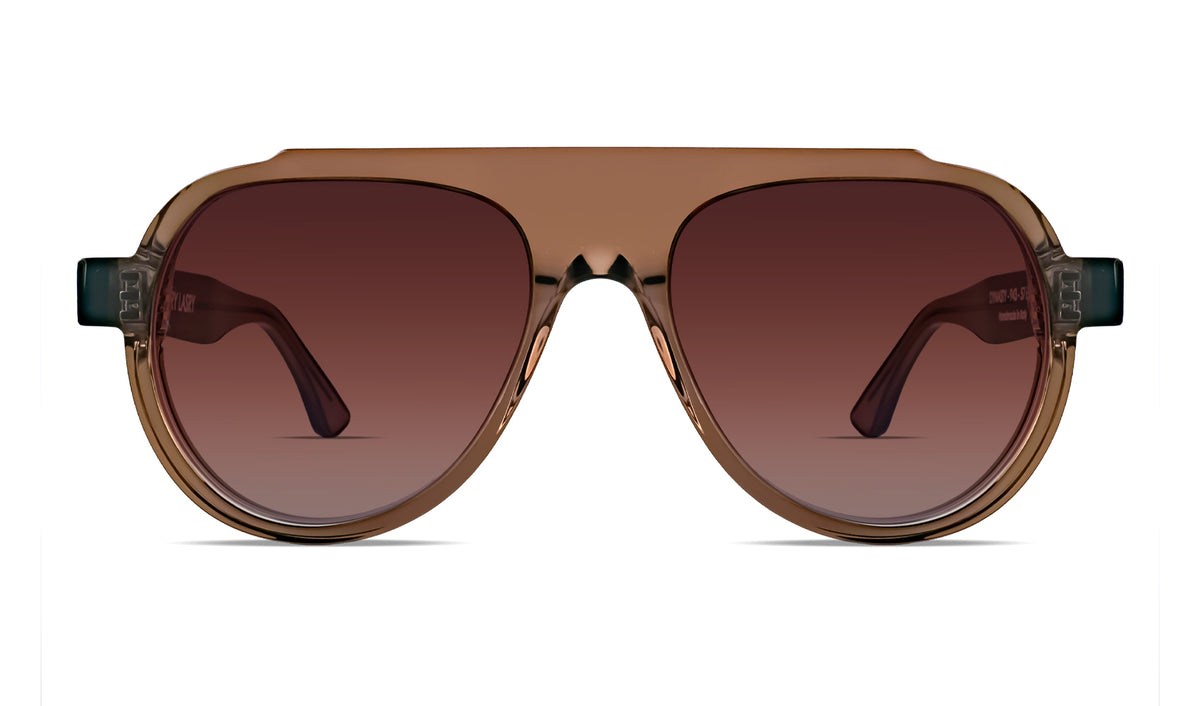 Thierry Lasry Brown Oversized Sunglasses Thierry Lasry x Pressiat  main image 4