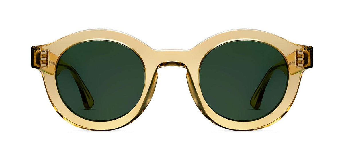 THIERRY LASRY Cream and Tortoise Round Women\'s Sunglasses 0000_SLIPPERY-1006-  main image 3