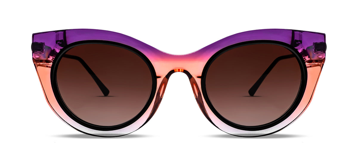 THIERRY LASRY Women\'s TIPSY Pink Gold Turquoise Sunglasses Frames Only Luxury Designer Sunglasses & Eyewear | THIERRY LASRY Official main image 2