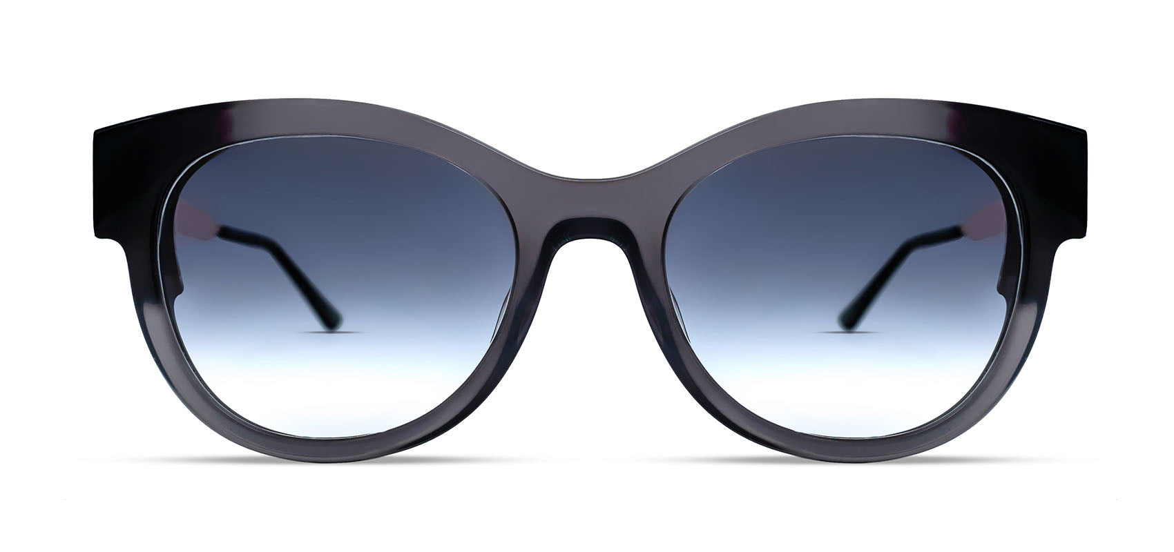Thierry Lasry - Angely 704 Translucent Grey Sunglasses (3/4 View)