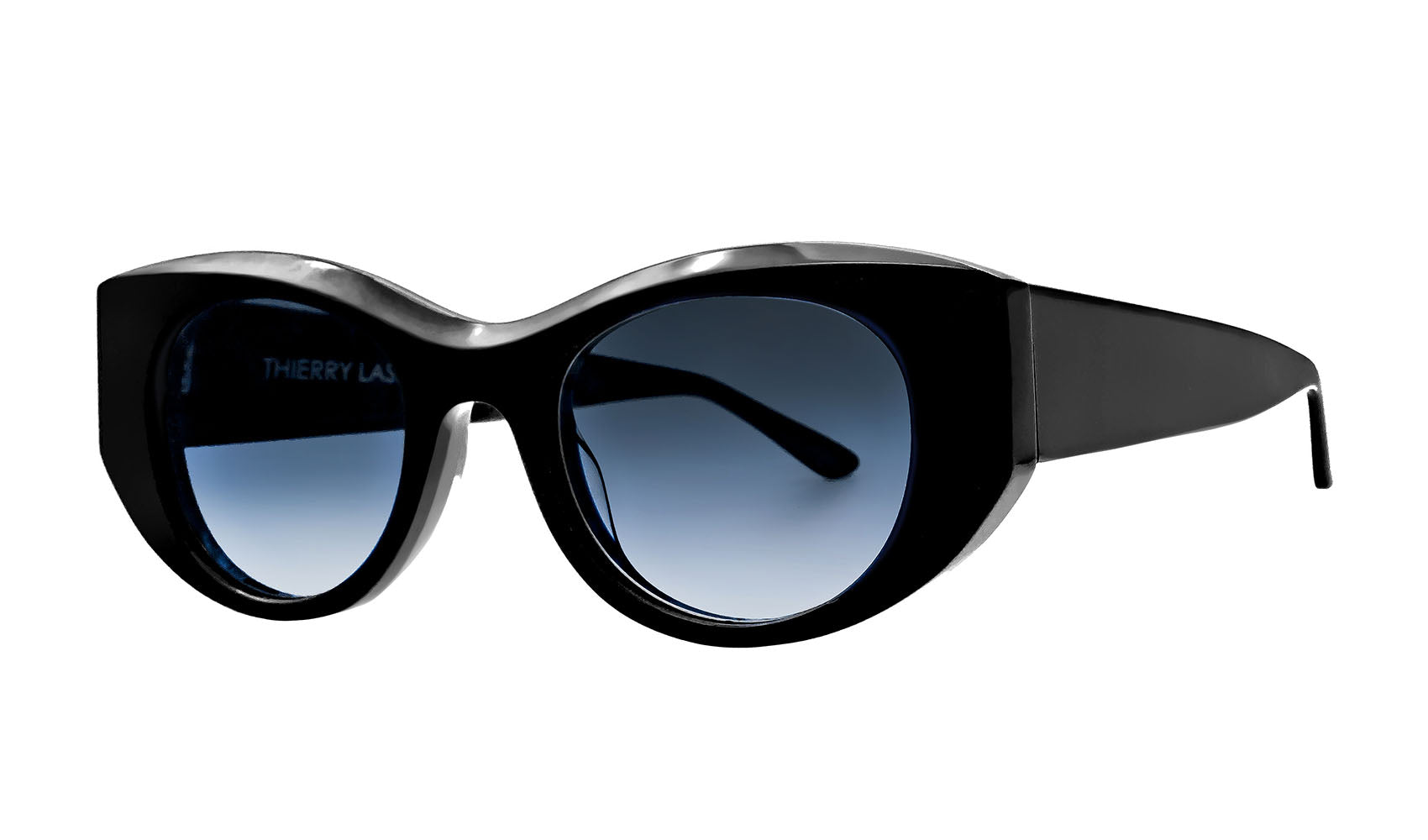 サングラス THIERRY LASRY Woman Sunglasses Black TL202020 101 Thierry Lasry SPOOKY Cat Eye Sunglasses for Women – THIERRY