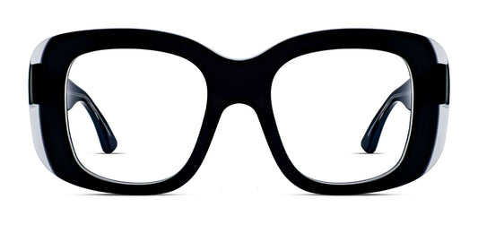 Thierry Lasry TWISTY square eyeglasses for women, handcrafted in Italy