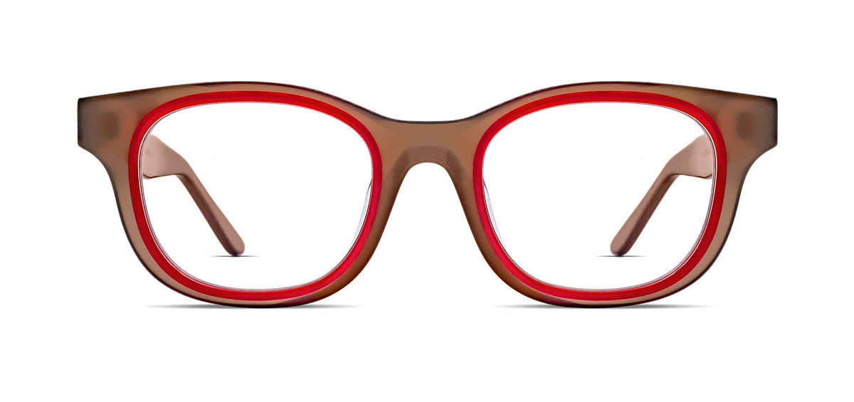 TYRANNY rectangle eyeglasses for men and women, handcrafted in France from premium acetate.