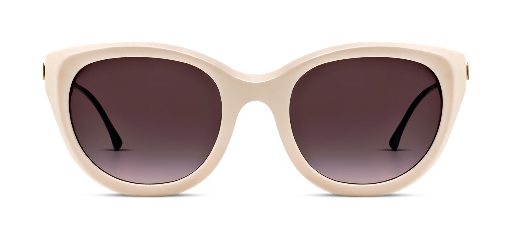 DIRTYMINDY 388 - Ivory Soft Cat Eye Sunglasses for Women