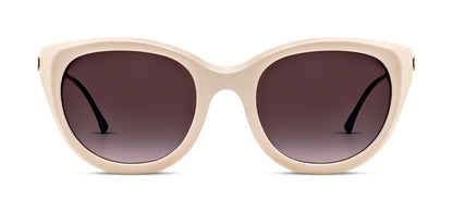 DIRTYMINDY 388 - Ivory Soft Cat Eye Sunglasses for Women