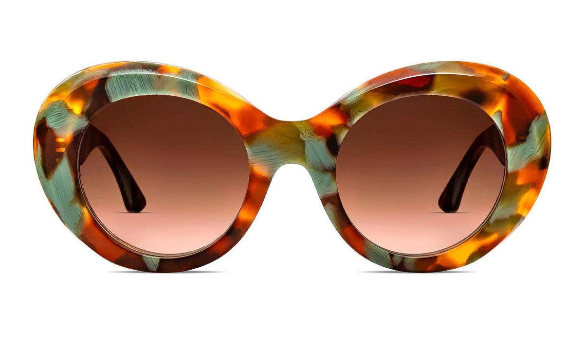 Thierry Lasry Multicolor ANOREXXXY Round Sunglasse the THIERRY LASRY “UNICORNY” sunglasses in translucent  main image 4