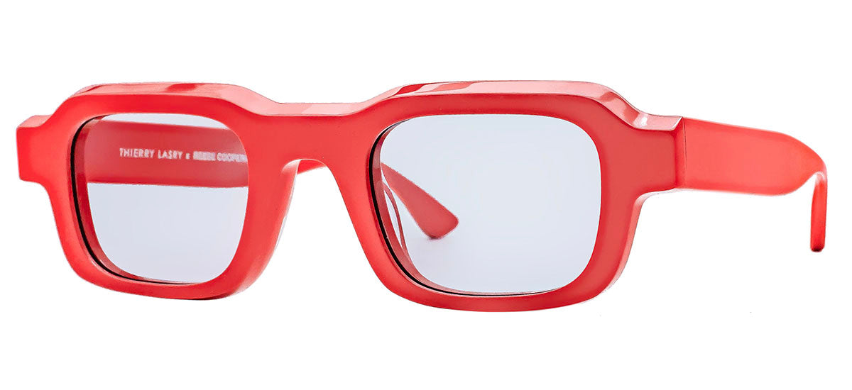 THIERRY LASRY for REESE COOPER Coral Rectangle Sunglasses 