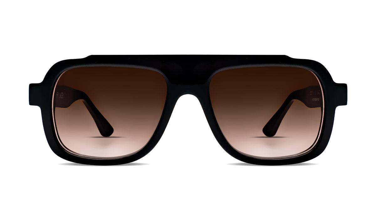 Thierry Lasry x Dr Woo 101 Black Matte Grey Frame Grey Lens Aviator Sunglasses Aviator Sunglasses | POSITIVY Best-Selling Sunglasses  main image 3