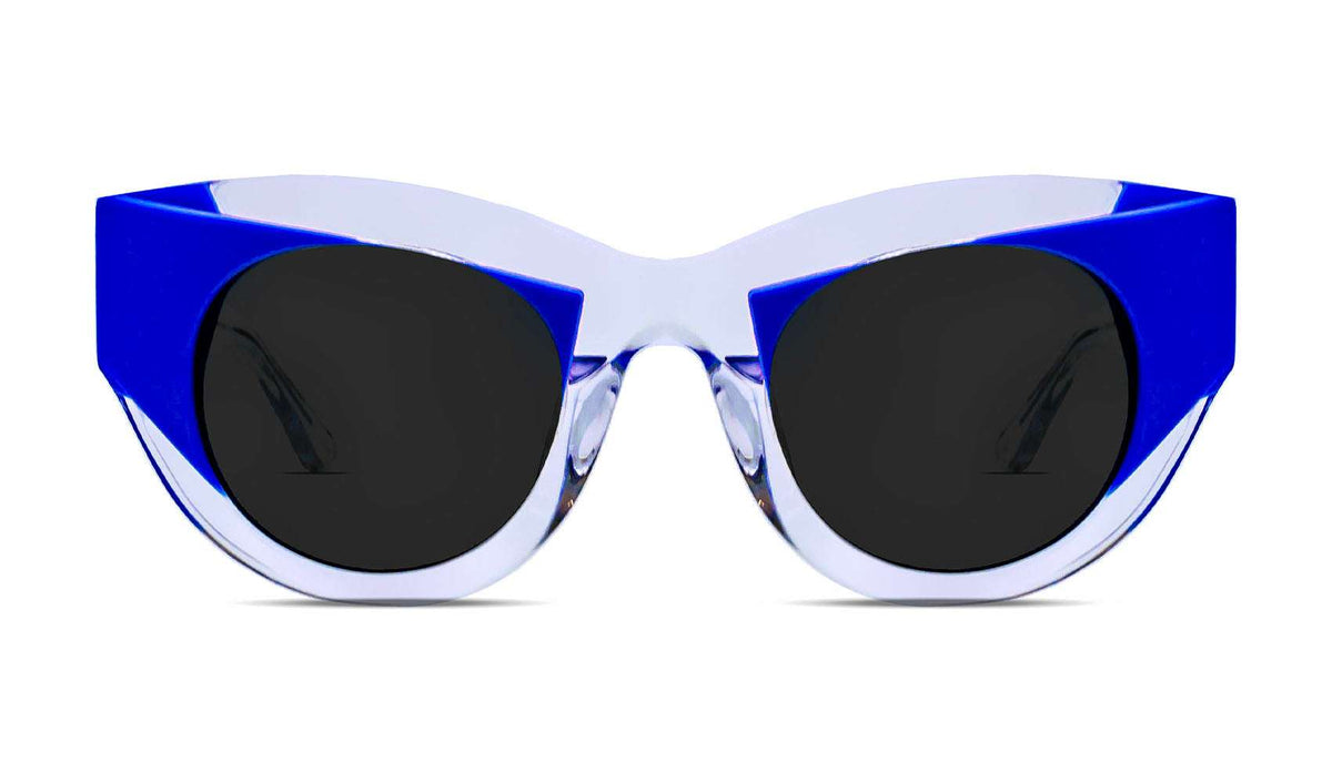 Thierry Lasry IceCreamy Sunglasses Mint Gray Oversized Cat Eye France MSRP $620 Thierry Lasry FLASHY Soft Cat Eye Sunglasses – THIERRY LASRY  main image 3