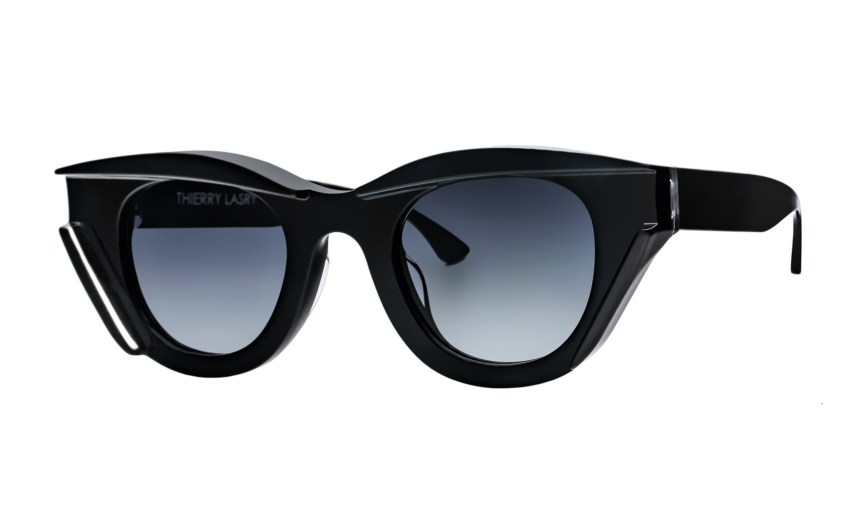 ティエリーラスリー／Thierry Lasry サングラス 眼鏡 レディース 女性 女性用プラスチック ブラック 黒  CHOKY キャットアイフレーム ティエリーラスリー／Thierry Lasry サングラス 眼鏡 レディース 女性