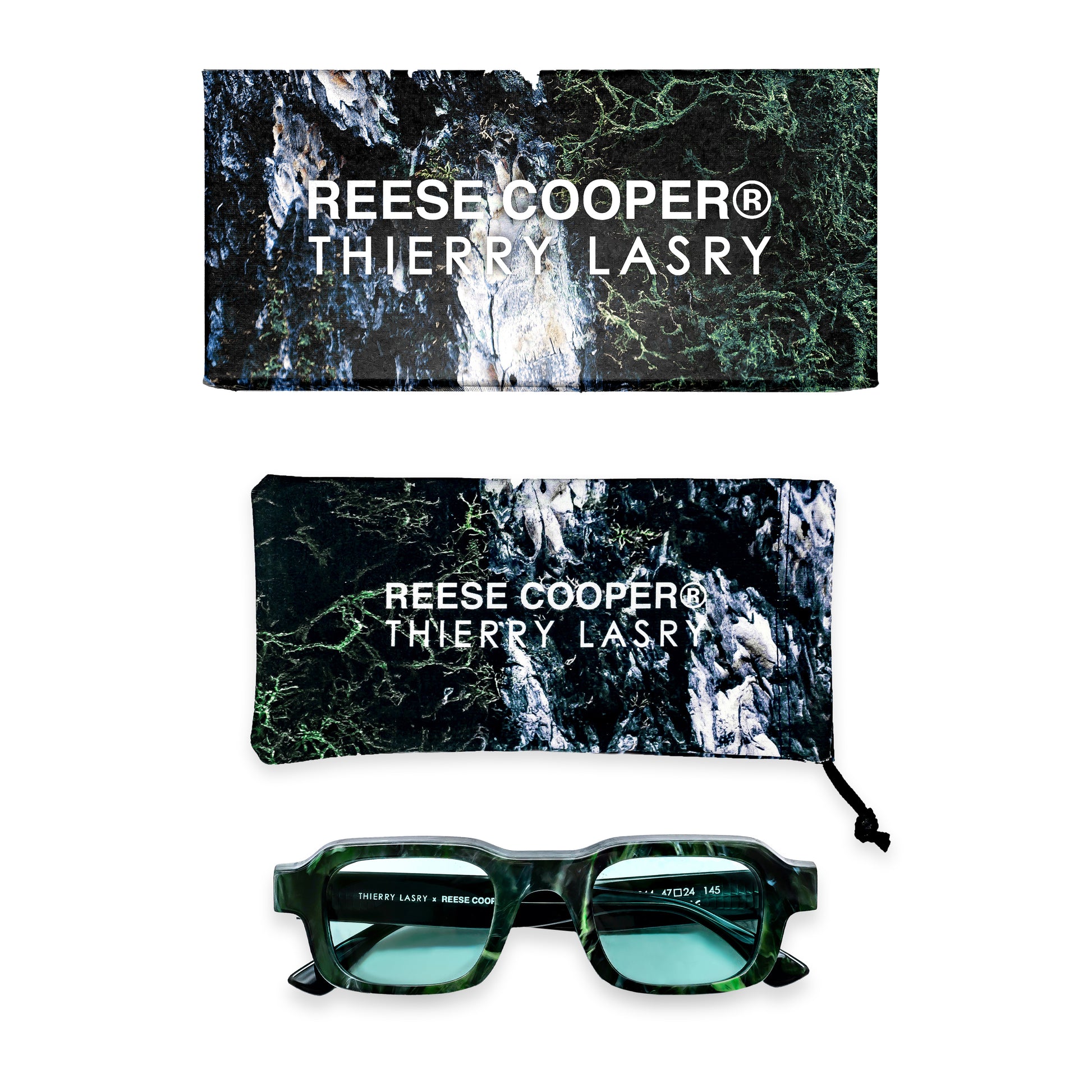 THIERRY LASRY x REESE COOPER Rectangle Tinted Sunglasses