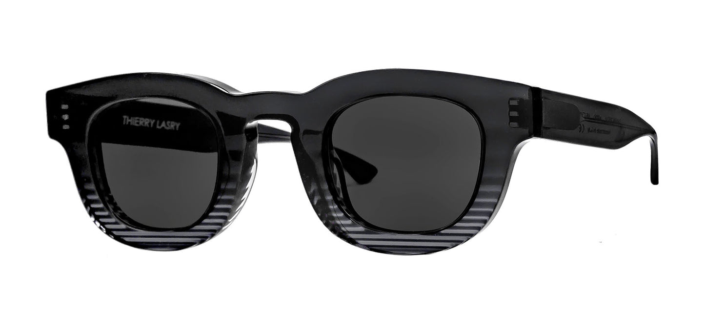 DARKSIDY 4600 Black Pattern Rectangle Sunglasses