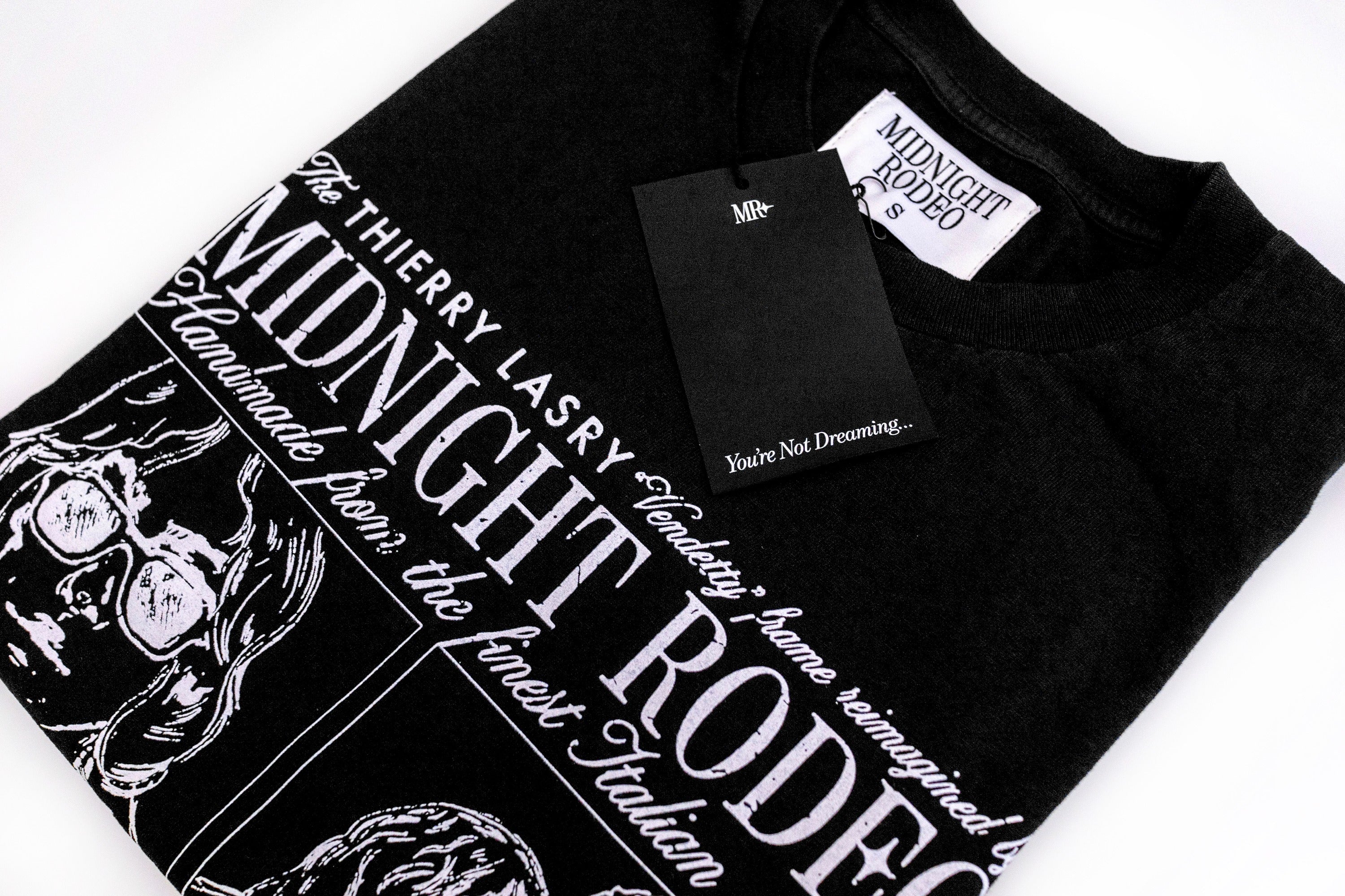 THIERRY LASRY X MIDNIGHT RODEO T-SHIRT - BLACK – THIERRY LASRY
