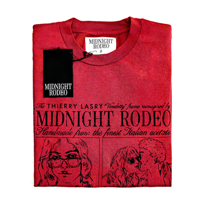 Product Image of THIERRY LASRY x MIDNIGHT RODEO T-SHIRT - RED-SMALL