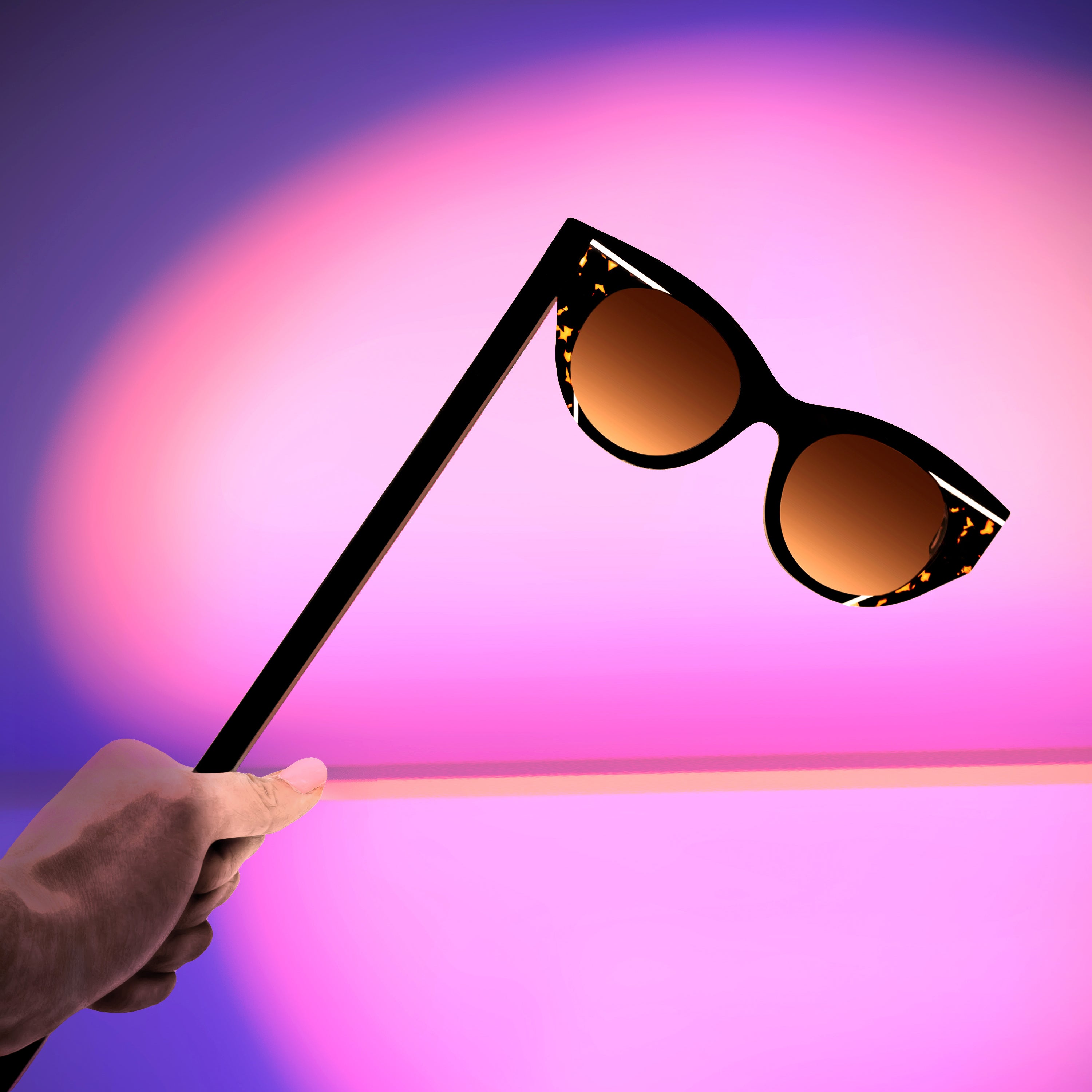 Thierry Lasry MURDERY Handheld Masquerade Mask Sunglasses