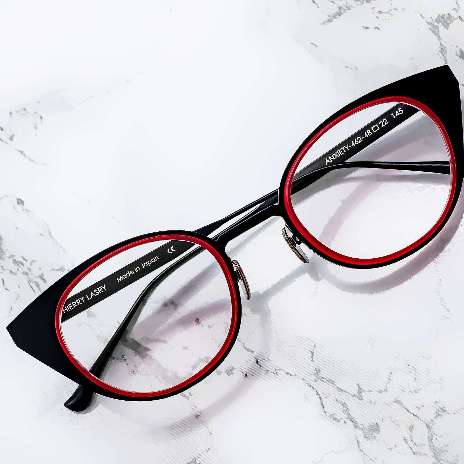 Thierry Lasry ANXIETY Cat Eye Titanium Eyeglasses