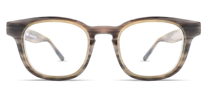 Thierry Lasry CLUMSY rectangular eyeglasses in grey patterned acetate, handcrafted in France