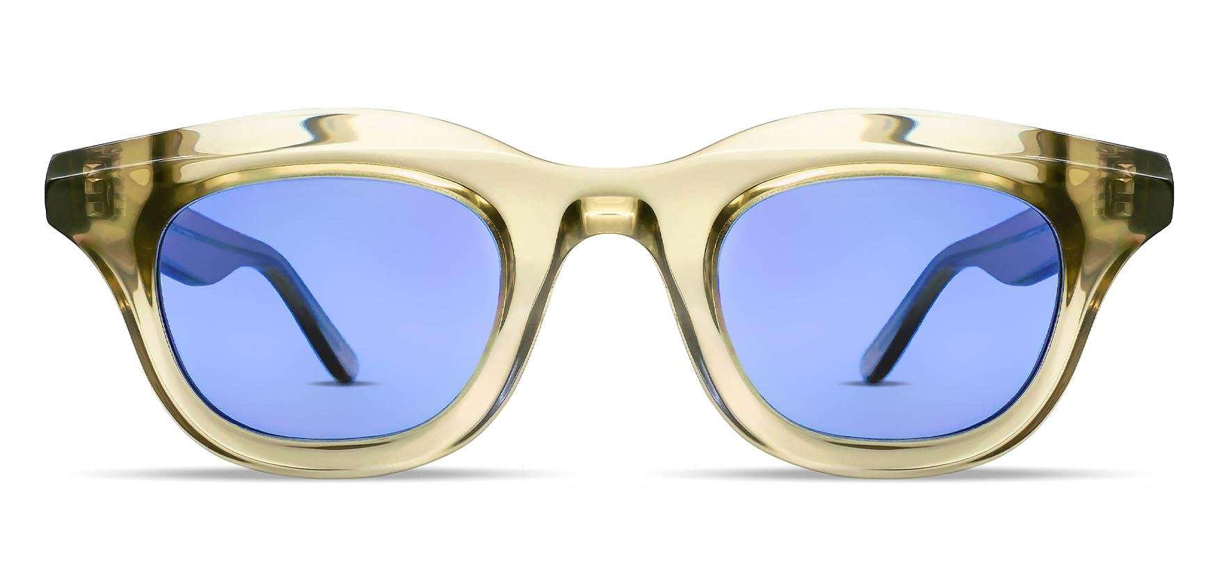 LOTTERY 177 PURPLE Unisex Rectangle Tinted Sunglasses