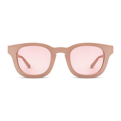 Thierry Lasry MONOPOLY luxury designer sunglasses in pink with pink lenses, classic contemporary wayfarer style