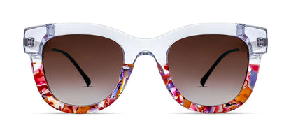 SEXXXY 764 Floral Pattern Soft Cat Eye Sunglasses for Women