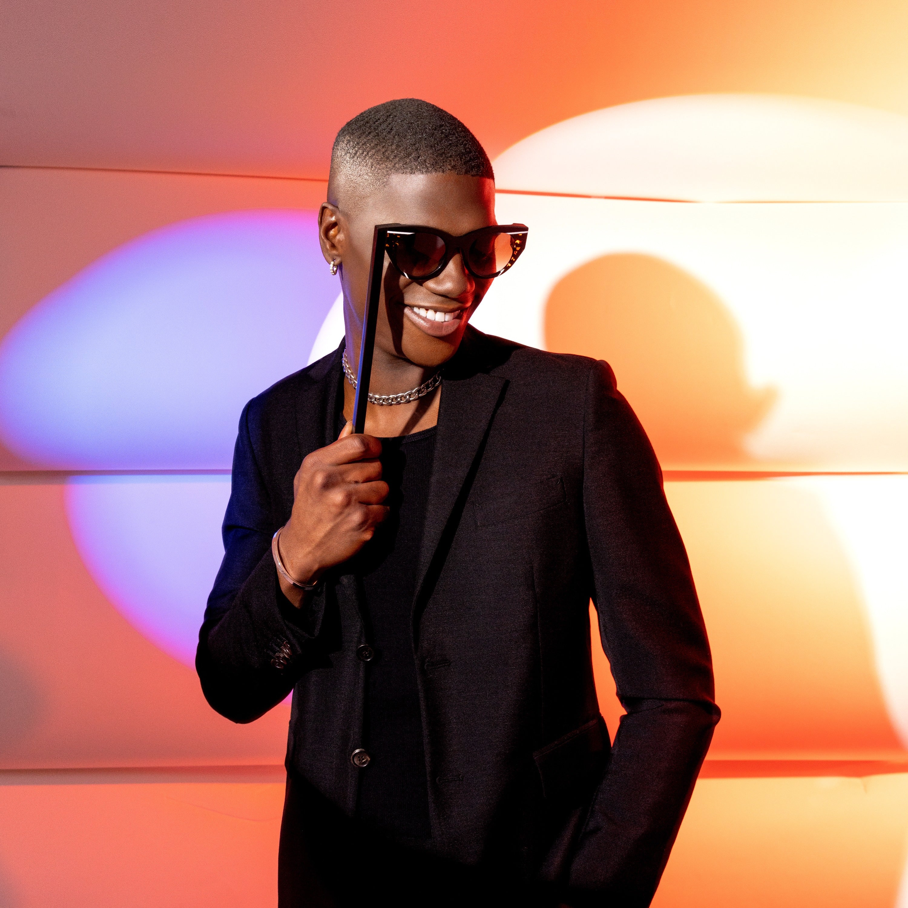 Thierry Lasry MURDERY Handheld Masquerade Mask Sunglasses