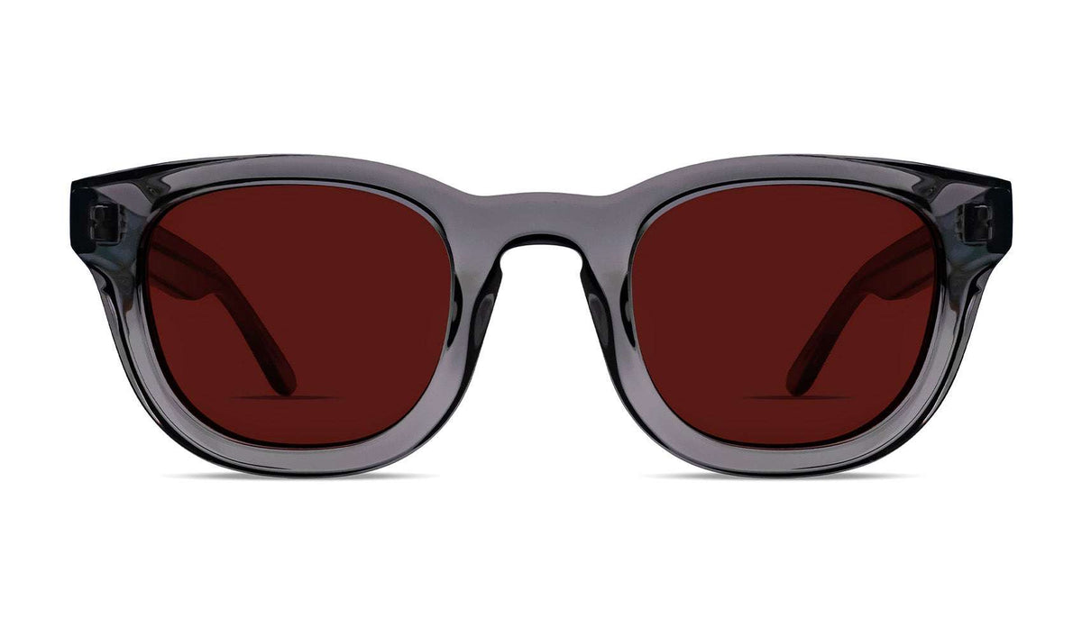 Thierry Lasry MONOPOLY luxury designer sunglasses in gray, classic contemporary wayfarer style