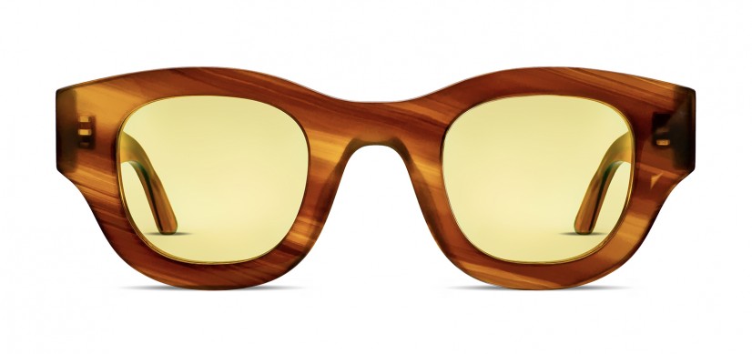 Thierry Lasry Autocracy 821 Yellow Tinted Sunglasses Frontal View