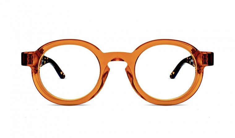 Thierry Lasry Arsony Men's Circular Handmade Acetate Optical Glasses Frontal View