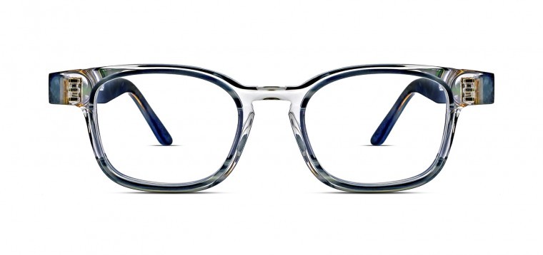 Thierry Lasry Hormony Rectangular Optical Glasses Frontal View