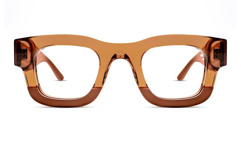 Thierry Lasry Insanity Optical Rectangular Handmade Acetate Glasses Frontal View