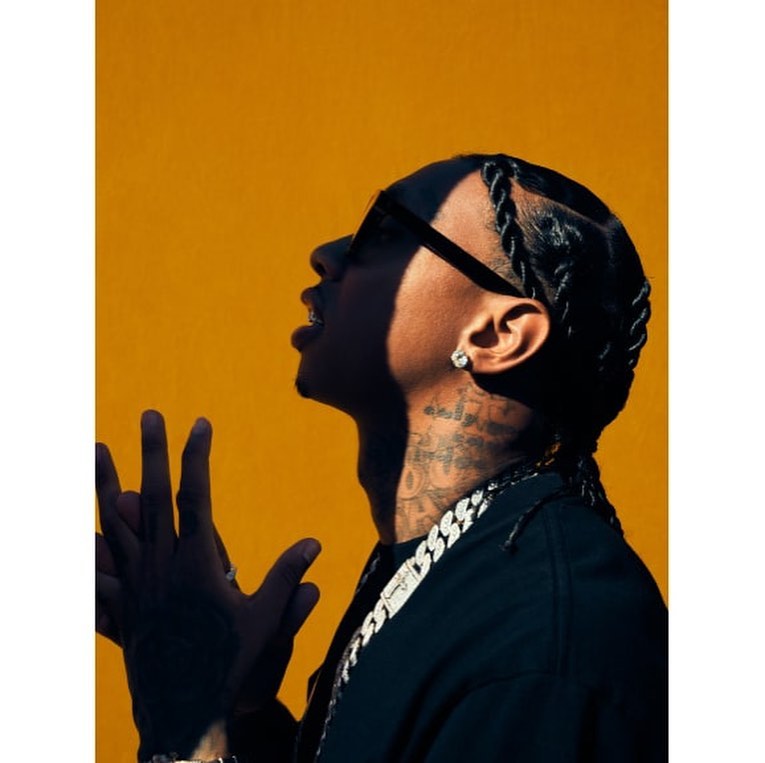 Tyga wearing the THIERRY LASRY "MONOPOLY"