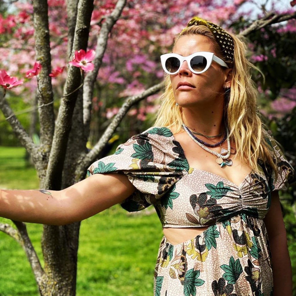 Busy Philipps wearing the THIERRY LASRY "MELANCOLY"